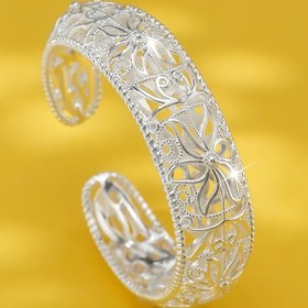 Resim Retro Lüks Boş Lotus Açılır Bileklik Kadınlar İçin Çeşitli Günlük Yerlerde Giyilebilecek, Anneler ve Kız Arkadaşlara Doğum Günü Hediyeleri Verilebilir 