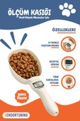 Resim Vendortuning Kedi Köpek Mama Ölçüm Kaşığı Tartısı, Kedi Besleme Ölçüm Kaşığı Hayvan Mama Ölçü Terazisi 