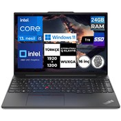 Resim ThinkPad E16 Gen1 i5-1335U 24 GB 1 TBSSD 16" WUXGA Lenovo