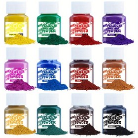 Resim 30ml Demir Oksit Pigment Tozu Seti - Canlı Çimento ve Beton Boya Boyaları, Epoxy Reçine, Alçı, Alçı, Harç, Kireç, Boyalar - 1.01oz Çoklu Paket 