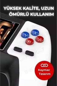 Resim P5 Taşınabilir 520 Oyunlu Kablosuz Oyun Konsolu Atari Oyun Konsolu Game Stick Retro Konsol 