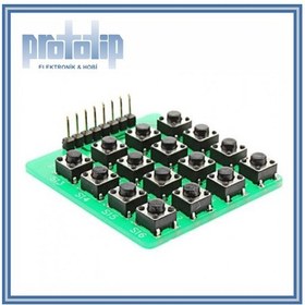 Resim Arduino İçin 4X4 Tuş Takımı 