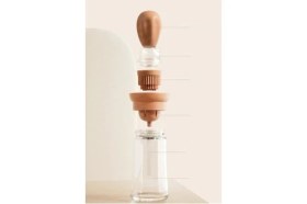 Resim Kapamarka Silikon Hazneli Fırçalı Yağdanlık 