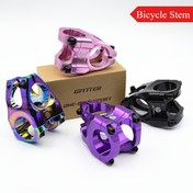 Resim 1 adet Alüminyum Alaşımlı Bisiklet Gövdeği Dağ & DH-MTB & Off-Road Bisikletler için - CNC İşlenmiş, Hafif, Yüksek Performanslı, Dayanıklı, Renkli Seçenekler (Pembe, Mor, Siyah), 31.8*28.6*35mm, Trail Sürüşü & Downhill Maceraları için Mükemmel, Trail Sürüşü Ekipmanı | Şık Direksiyon Gövdesi | Anodize Kaplama 