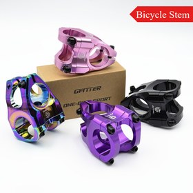 Resim 1 adet Alüminyum Alaşımlı Bisiklet Gövdeği Dağ & DH-MTB & Off-Road Bisikletler için - CNC İşlenmiş, Hafif, Yüksek Performanslı, Dayanıklı, Renkli Seçenekler (Pembe, Mor, Siyah), 31.8*28.6*35mm, Trail Sürüşü & Downhill Maceraları için Mükemmel, Trail Sürüşü Ekipmanı | Şık Direksiyon Gövdesi | Anodize Kaplama 