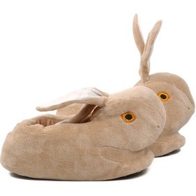 Resim Bej Kadın Panduf Tavşanlı Panduf G Bej 