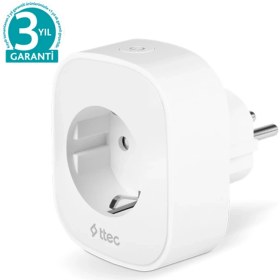 Resim Ttec Prizi 16A Akım Korumalı Wifi Akıllı Priz 