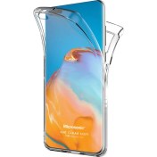 Resim Huawei P40 Kılıf 6 Tarafı Tam Full Koruma 360 Clear Soft Şeffaf Microsonic