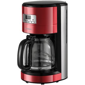 Resim Grundig FK 4112 K Filtre Kahve Makinesi Metalik Kirmizi 