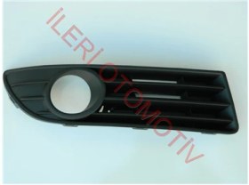 Resim Volkswagen Polo 9N 2005-10 Tampon Izgarası Sisli Sağ 6Q0853666H 