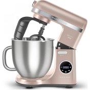 Resim Karaca Mastermaid Chef Ultra D2000W Dijital Ekranlı Hamur Yoğurma Makinesi Pearly Pink 7l 