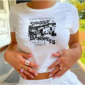 Resim Violon Beyaz Siouxsie Banshees Baskı Detaylı Crop 