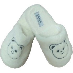 Resim Akınalbelle Ayıcıklı Peluş Ev Terliği 