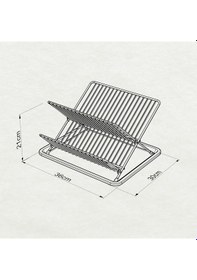 Resim Teknotel Tek Katlı Tabaklık Bulaşıklık Beyaz Kb004 