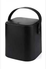Resim GİLLİ STORE Click Kapaklı Tutma Saplı Smart Minimal Tasarim Tezgah Üst Mutfak Ve Banyo Çöp Kovası 