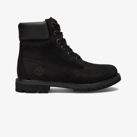 Resim Timberland 6 Inch Lace Up Waterproof Kadın Siyah Bot Düz Tb08658a0011 Siyah 
