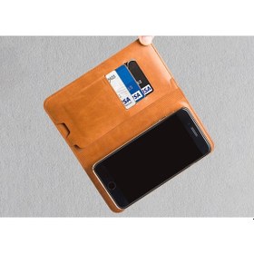 Resim Zhuse Star Rıver 6800 Mah Powerbank + Deri Cüzdan Kahverengi 