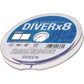 Resim Gosen Diver Bot Game 8 Örgü 300m Multicolor İp Misina - 30pe 260lb 