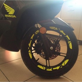 Resim Honda Pcx Fosforlu / Düz Renk Jant Şeridi 