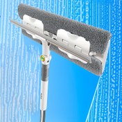 Resim 2'si 1 arada Pencere Temizleme Aracı, Döner Plaka Başlığı, Uzatma Çubuğu, İç ve Dış Mekan Pencere Temizleme Aracı Duvarlar, Pencereler, Camlar için, Sevgililer Günü hediyesi! 