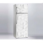 Resim Buzdolabı Sticker Kaplama Dolap Kaplama Etiketi 3 Boyut Üçgen 