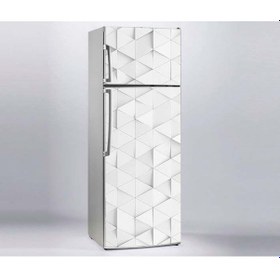 Resim Buzdolabı Sticker Kaplama Dolap Kaplama Etiketi 3 Boyut Üçgen 