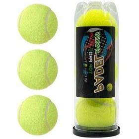 Resim Artfulabode Yüksek Sıçramalı Tenis Topu 3'lü Set Paddle Tenis Turnuvaları İçin 