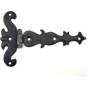 Resim Skygo Antika Tarz Dekoratif Pirinç Kuyruklu Kelebek Menteşe - 94x147 mm, Oksit 