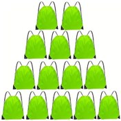 Resim Motion003 Özelleştirilebilir 30 Adet Light Green Çift Ağızlı Fitness Çanta Açık Yeşil 
