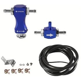Resim Tongdashop Mavi Ayarlanabilir Manuel Turbo Boost Kontrol Bleed Valf Kiti Benzin Dizel 