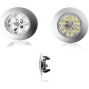 Resim 12v/24v 6 Ledli 3w Power Spot Zamak 60 Derece 3000k Montaj Capı 7 