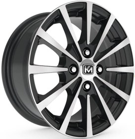 Resim R1 Wheels 14 inç 4*108 ET34 Parlak Siyah Jant Takımı (J-1238) 
