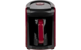 Resim Közde Türk Kahvesi Makinesi, Kırmızı, Pratik ve Şık Tasarım 