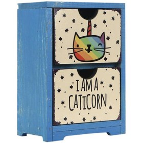 Resim HediyeKanalı I Am A Catıcorn El Yapımı Şifonyer 