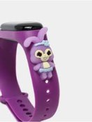 Resim TATLI GÜNLER MOR TAVŞANLI DİJİTAL SAAT 