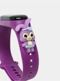 Resim TATLI GÜNLER MOR TAVŞANLI DİJİTAL SAAT 