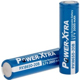 Resim Power-Xtra PX18650-20B 3.7V 2000mAh Li-ion Şarjlı Pil 