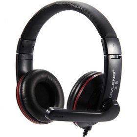 Resim Ovleng X5 Pc Üzerinden Kulak Üstü Kulaklık 3.5mm Güçlü Bas Stereo Kulaklık Kulaklık 
