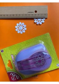 Resim Şekilli Delgeç 3d 3 Boyutlu Çiçek Desenli Punç 4 Cm Sanat Etkinlikleri İçin Çok Renkli 