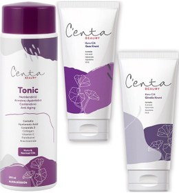 Resim C'enta Beauty Kuru Ciltler için Gündüz Kremi 50 ML + Gece Kremi 50 ML + Tonik 200 ML 
