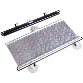 Resim Ally Mobile Araç Içi Araba Güneşliği Oto Ön Cam Güneşlik Branda Katlanabilir Koruyucu Güneşlik 68 X125 Cm Gümüş 