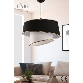 Resim Manolya Modern Kumaş Başlıklı 2 Katlı Yatak Odası Çocuk Odası Salon Mutfak Hol Avize 