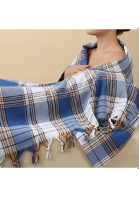 Resim Karagöz Tekstil Geleneksel Peştemal, Gelin Hamamı, Otantik Peştamal 75x165 Cm Mavi 10 Adet Lacivert 