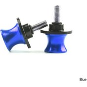 Resim Cloudstore 8mm Mavi Yamaha Honda Suzuki Kawasaki Motorcycle Swingarm Spools Slider 