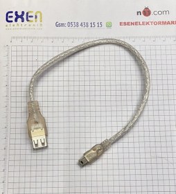 Resim Cnl Mini Usb Otg Kablo - 5 Pin Usb Çevirici Kablo 