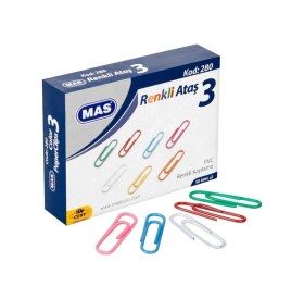 Resim 280 Pvc Kaplı 28mm Renkli Ataş 