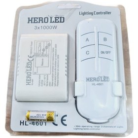 Resim Hero Led 3 100 3 Kademeli Avize Kumandası Uzaktan Aydınlatma Kontrolü 3 Renk 