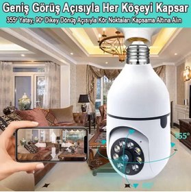 Resim Go İthalat Ampul Kamera Harekete Duyarlı Gece Görüşlü (5224) 