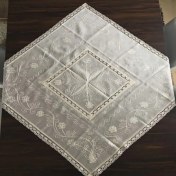 Resim Yavuz Tekstil Çeyizlik Ipek Dokuma Dantelli Fiskos 