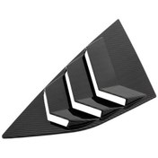 Resim Novahub Arka Cam Jaluzi Ford Focus St Rs Mk3 Hatchback Karbon Fiber Stili, Abs Plastik, Siyah, Yan Havalandırma Perdesi 